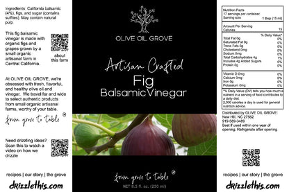 Fig Balsamic Vinegar (organic)