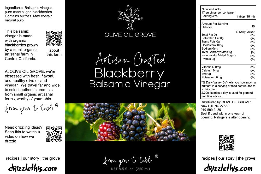 Blackberry Balsamic Vinegar (organic)